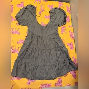 MIA Black and White Checkered Dress